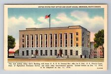 Aberdeen SD-South Dakota, United States Post Office, Antique, Vintage Postcard picture