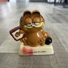 Vintage 1981 GARFIELD Enesco Figurine “I Think I'm in LOVE” Picture Garfield picture