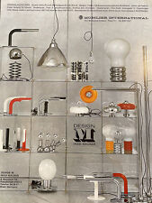 Vintage 1970 Ingo Maurer Design Retro Modern Lighting Print Ad picture