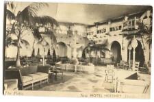 RPPC Postcard The Patio New Hotel Hershey PA  picture