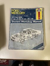 Haynes Ford & Mercury Mid Size Models 1975-1986 Owners Workshop Manual Book picture