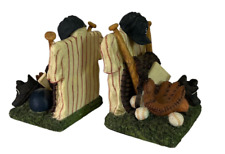 Baseball Bookends Resin Pair Gift  Vintage picture