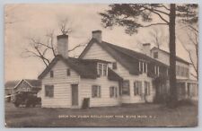 Baron Von Steuben Revolutionary Home Round Brook NJ Vintage Lithograph Postcard picture