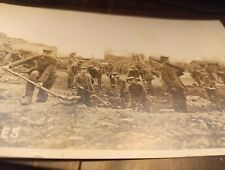 WW1 Soldiers at work digging RPPC postcards a20 picture
