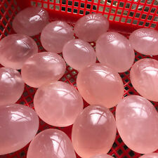 2PCS Natural rose quartz sphere crystal ball reiki healing care picture