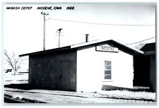 c1968 Wabash Depot Imogene Iowa Railroad Train Depot Station RPPC Photo Postcard picture