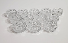 Set of 12 Fostoria American Individual Salt Cellars/Dips Elegant Glass picture