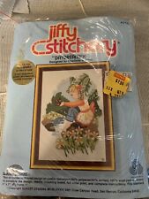 NOS NIP Vintage Jiffy Stitchery Kit Daydreaming 1978  #715 Charlene Gerrish picture