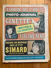 1975, 5-11 Nov. PHOTO-JOURNAL Ginette Reno, Jean-Pierre Ferland, Simard (French) picture