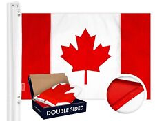 G128 Canada (Canadian) Flag 3x5 Ft - DOUBLE SIDED, Embroidered Polyester picture