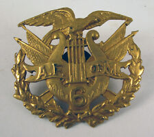 HAT BADGE A. F. of M. BALD EAGLE #6 AMERICAN FEDERATION OF MUSICIANS STEINER  picture
