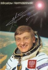 4x6 Original Autographed Photo of Polish Cosmonaut Mirosław Hermaszewski picture