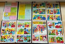 REGGIE AND ME #30 art color guides 6 PAGE STORY ARCHIE birthday party COPS 1968 picture