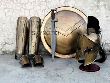 300 King Spartan Costume/Damage Spartan Helmet/Spartan Leg Greaves & Arm/Spartan picture