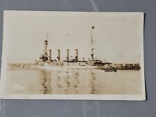 1928-29 USS SEATTLE ACR-11 Original Photo RPPC US Navy 5.5x3.5 picture
