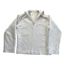 Vintage U.S. Navy White Sailor Jumper Shirt 36S picture