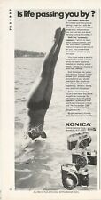 Konica Autoreflex T camera - 1971 Vintage Print Ad picture