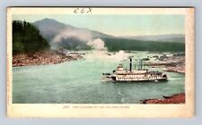OR-Oregon, Cascades of the Columbia River, Antique Vintage Souvenir Postcard picture