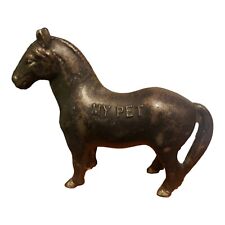 Arcade  My Pet Horse 2 Piece Cast Iron  Bank 1905-1910 picture
