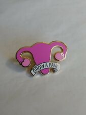 Grow A Pair Ovarian Cancer Awareness Lapel Hat Jacket Pin  picture