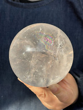 3.41LB Natural clear quartz sphere quartz crystal ball reiki healing CARE picture
