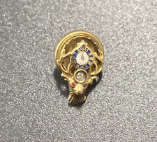 14k  Pin Yellow Gold Order of the Elks Tac Pin Fraternal picture