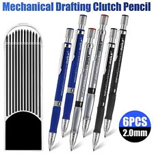 6Pcs 2.0mm Mechanical Pencil with 12Pcs Lead Refills Set for Drawing Sketching picture