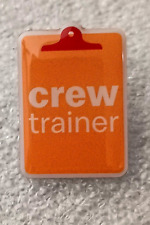McDonald's Crew Trainer Fast Food Employee Lapel Hat Pin NOS New 2023 picture