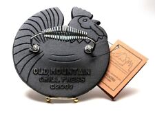 Old Mountain Cast Iron Rooster Grill Press picture