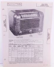 Photo Fact Data 1946 RCA Model 56X10 Broadcast Table Radio. picture