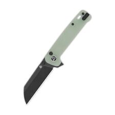 QSP Penguin Folding Knife Jade G10 Handle 14C28N Plain Black Blade QSP130BL-B2 picture