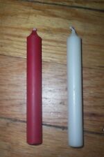 lot 24 Christmas angel party chime 1/2 inch candles WHITE 4 in.  picture
