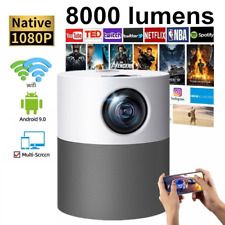 4K 1080P WiFi Bluetooth Mini LED Home Theater Projector Cinema Soundbox Speaker picture