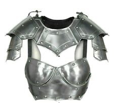 LARP 18GA Steel Medieval Knight Queen Lady Woman Half Body Armor Armor Suit picture