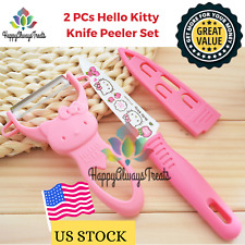 Hello Kitty Kitchen Tool Knife Fruit Tableware Peeler Paring Gadgets Set CUTE picture