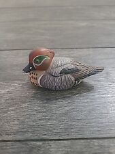 VINTAGE AVON COLLECTOR DUCK SERIES 1984GREEN WINGED TEAL DUCK FIGURINE picture