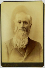 Long Bearded Man Button Up Coat Portrait 6x4
