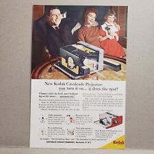 1958 Kodak Cavalcade Projector Print Ad Changes Slides By Itself picture