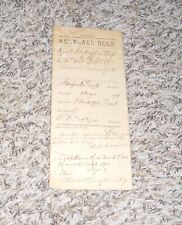 ANTIQUE 1889 ROCHESTER NH NEW HAMPSHIRE MORTGAGE DEED picture