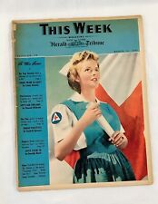 NY Herald Tribune This Week Magazine March 14, 1943 World War II/War Time picture