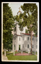 Vintage Postcard 1915-1930 Old Congregational Church, Lenox, Massachusetts (MA) picture
