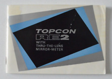 TOKYO OPTICAL TOPCON RE2 with Thru-the-lens mirror-meter Instruction Book picture
