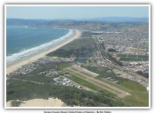 Oceano County Airport United States of America Airport Postcard picture