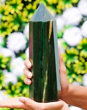 Large 260MM Green Kyanite Stone Crystal Healing Charged Meditation Energy Tower picture