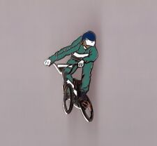 pin's bike cross (signed demons & wonders) height: 3.3 cm picture