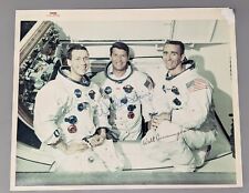 NASA Red Letter Signed Space Photo Apollo 7 Astronauts Schirra Eisele Cunningham picture