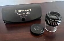 Vintage Mitutoyo Series NO. 183 8x Pocket Magnifier With Case Made in Japan picture