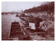 France, Paris, Quai des Tuileries, Vintage Print, circa 1895 Vintage Print Prin picture