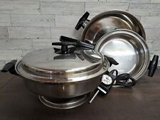 VTG Vollrath Vacumatic Stainless Pan/Lids Poacher Group Cookware Model 40, 304 S picture