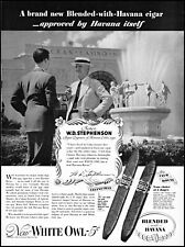 1939 W.D. Stephenson Havana Cuba White Owl cigars vintage photo print ad L70 picture